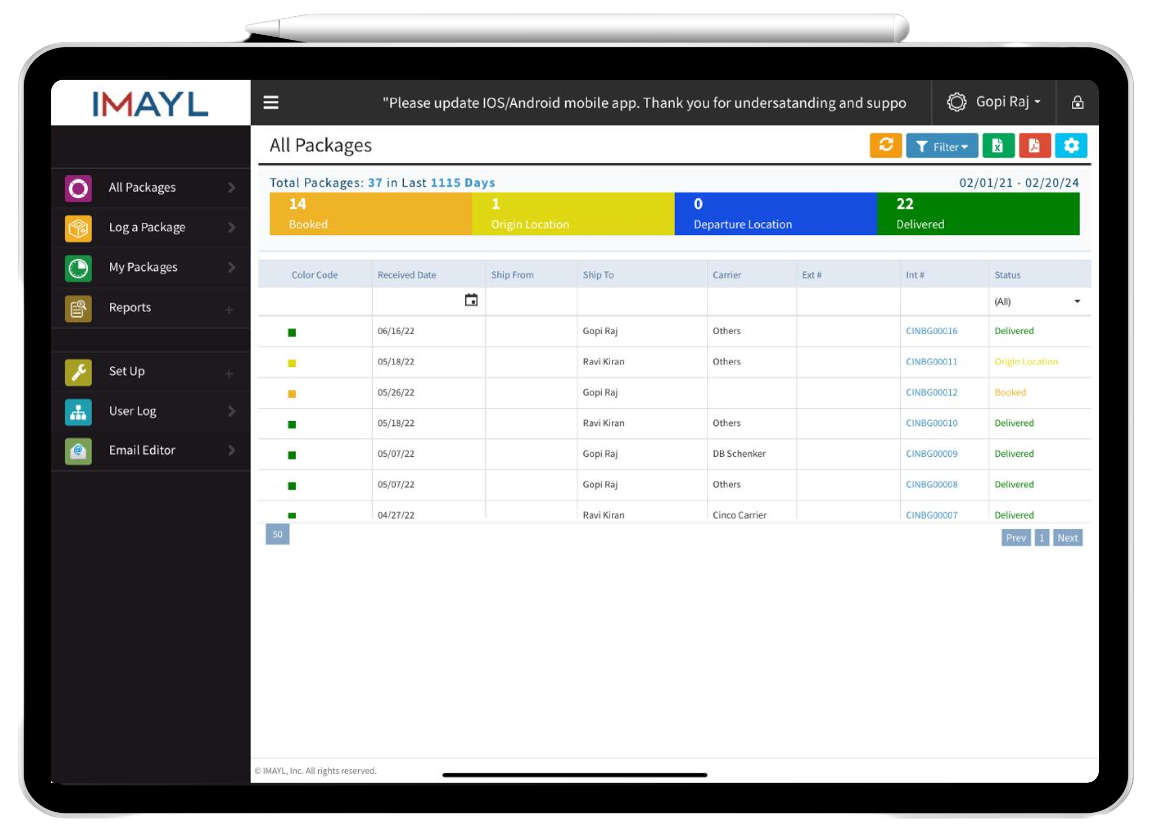 Edge AI Enabled Smart Package Delivery Software for Inbound & Outbound